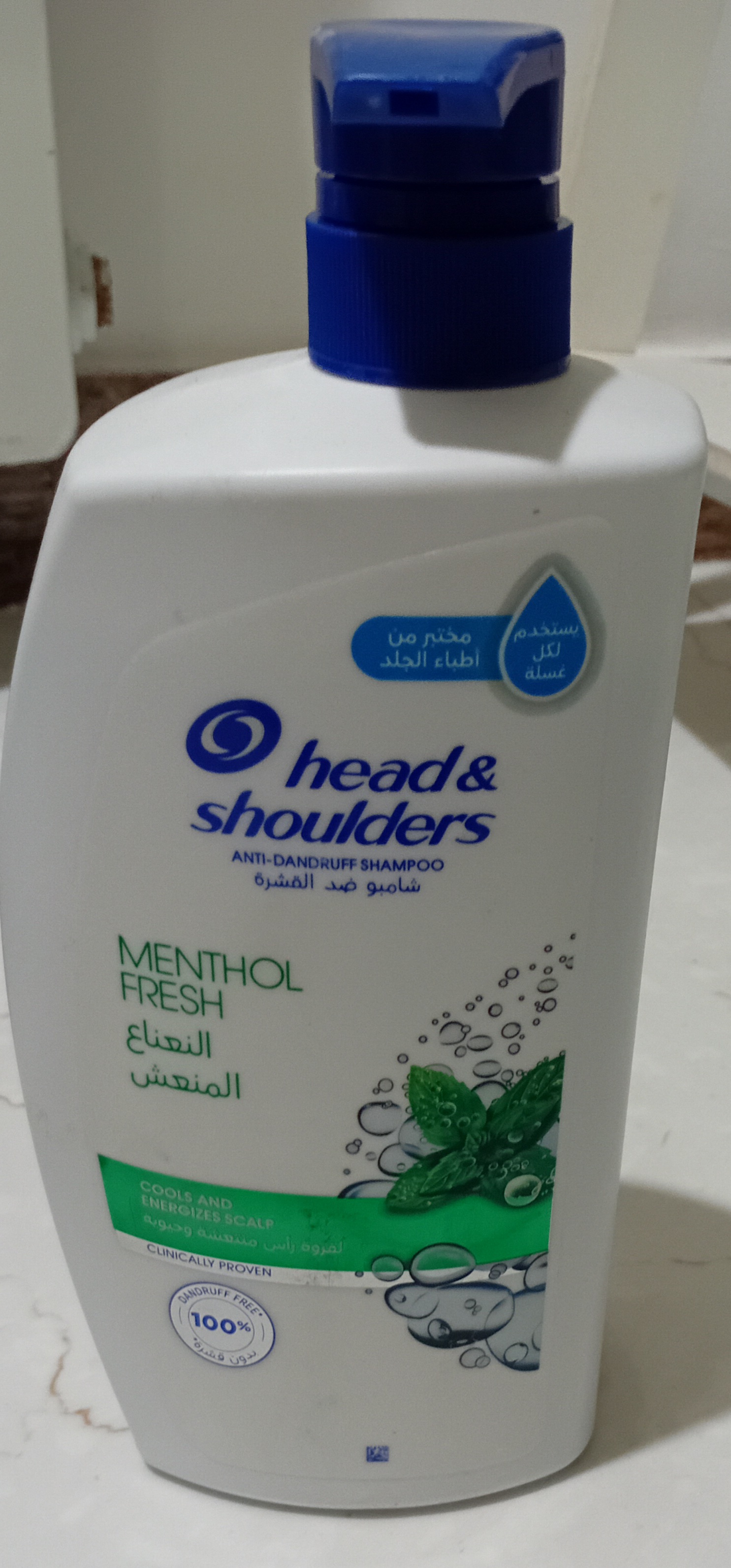شامپوشولدرز۱٠٠٠میل پمپیmenthol fresh