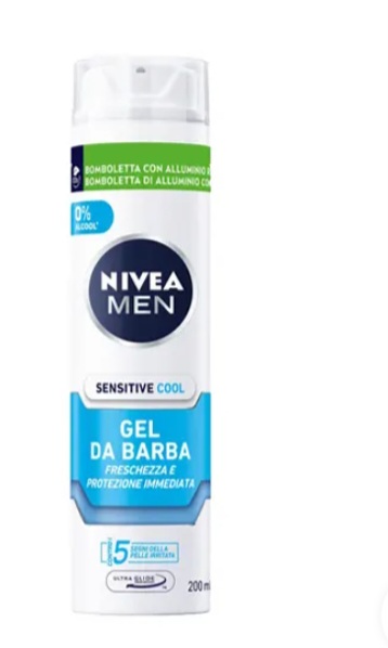ژل فوم مردانه اصلاح صورت نیوا مدل SENSITIVE COOL حجم 200 میل